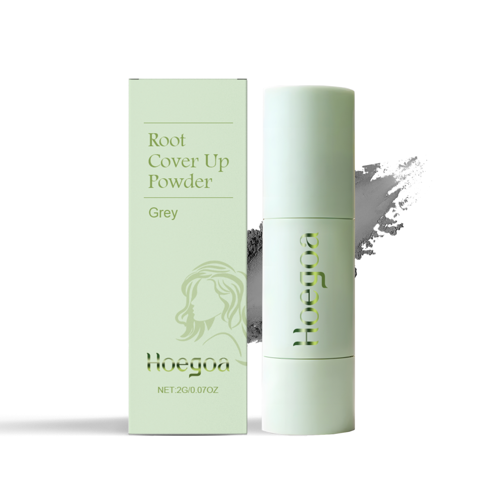 Grey Hairline Powder: Fills Hairline & Temples. Waterproof, Long-Wear.