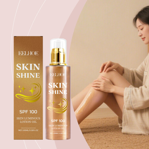 Body Brightening Flash Oil: Light, Moisturizing High-Gloss Treatment 1
