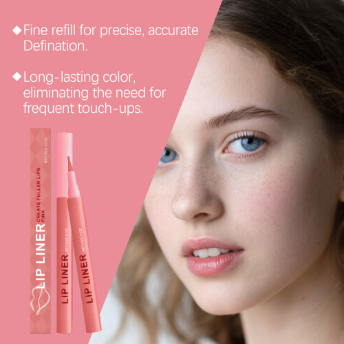 Light Brown Waterproof Lip Liner Easy Natural Makeup 2