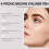 Dark Brown Two-In-One Liquid Eyebrow Pencil: 3D Shape, Natural 14