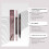 Dark Brown Two-In-One Liquid Eyebrow Pencil: 3D Shape, Natural 10