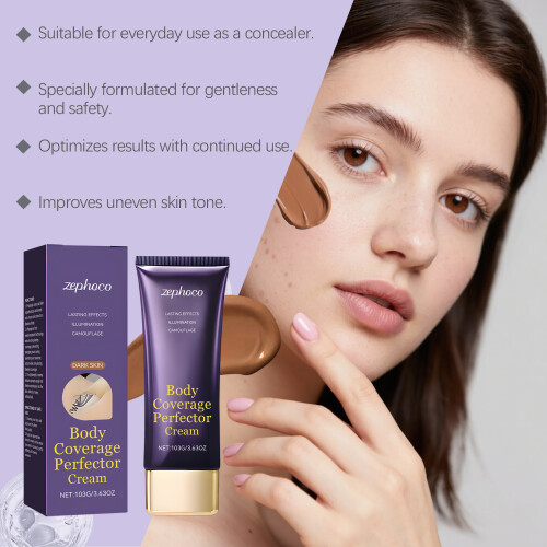 Dunkle Haut Body Concealer für Gesicht & Körper, Fleckenabdeckung 2