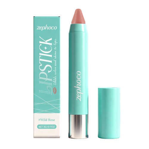 Hellrosa Samt-Matte Lippenstift-Stift, wischfest & einfach anzuwenden