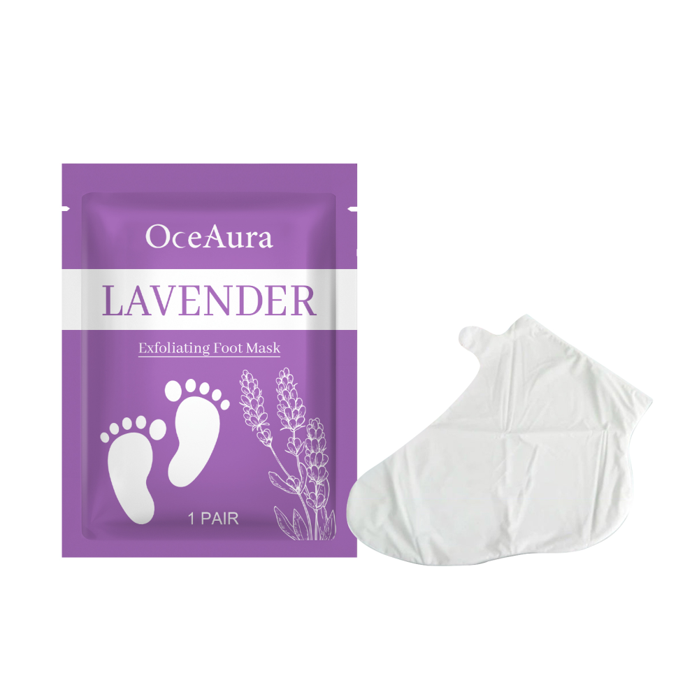 Lavender Keratin Foot Mask: Moisturizes & Smooths Feet, Single-Use