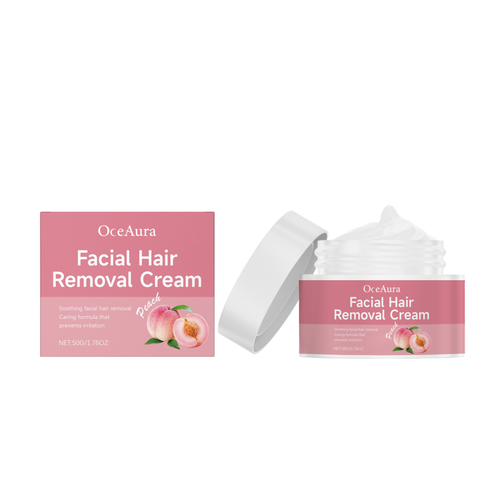 Portable Facial Hair Removal Cream for Lips, Moisturizing & Cleansing