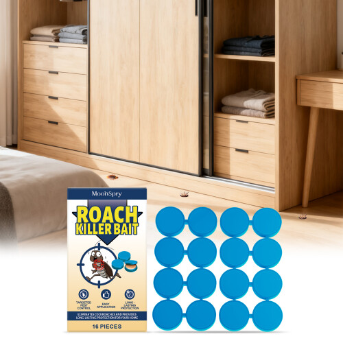 Convenient Cockroach Bait Stickers for Kitchen & Bathroom Corners 1