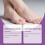 Lavender Keratin Foot Mask: Moisturizes & Smooths Feet, Single-Use 4