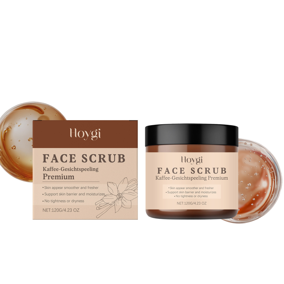Vanilla Coffee Facial Scrub: Cleanses Oil, Nourishes Skin