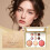 Makeup-Palette: Gold-Lidschatten, Kontur, Rouge, Highlighter 2