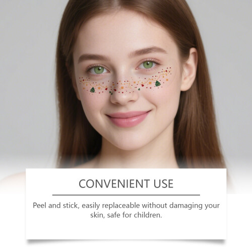 Weihnachts-Facial-Tattoo-Aufkleber 2