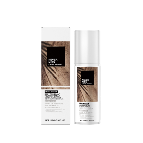 Haarfarbe-Spray (Hellbraun) - Auffrischend & Tragbar