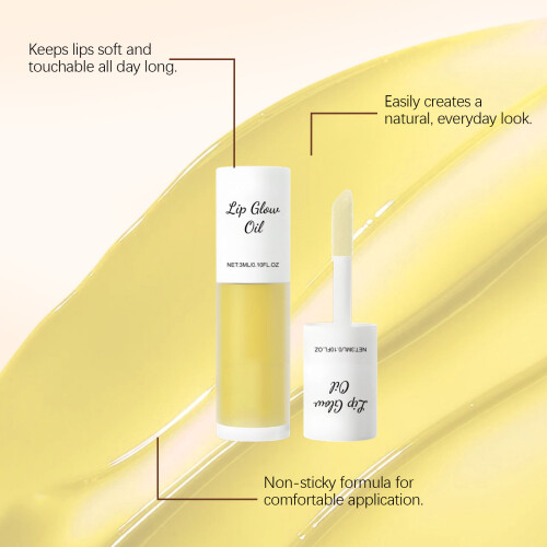 Honey Lip Gloss Oil: Hydrates & Softens Lips 2