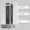 Schwarzer Zwei-in-Eins Eyeliner-Stift 9