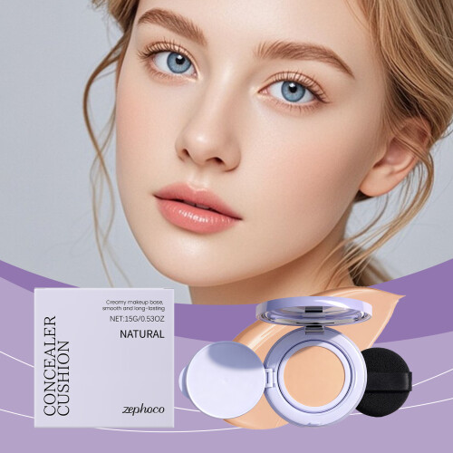Natural Color Concealer Cushion, Light, Silky 1