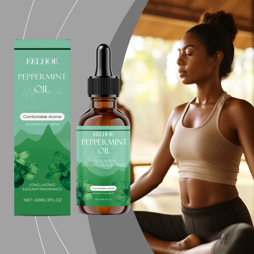 Peppermint Essential Oil, Diffuser for Bath & Massage 1