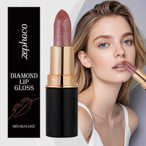 Rotbrauner Diamant-Lipgloss: Glatter Glanz & Satter Schein 1