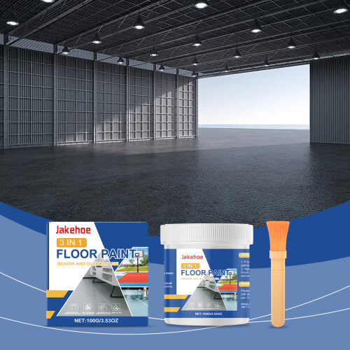 Three-In-One Waterproof Anti-Abrasion Floor Paint, Quick-Drying Primer 1
