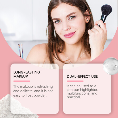 Concealer Powder Compact: Light, Thin, Fine Mist; Portable Touch-Up 2