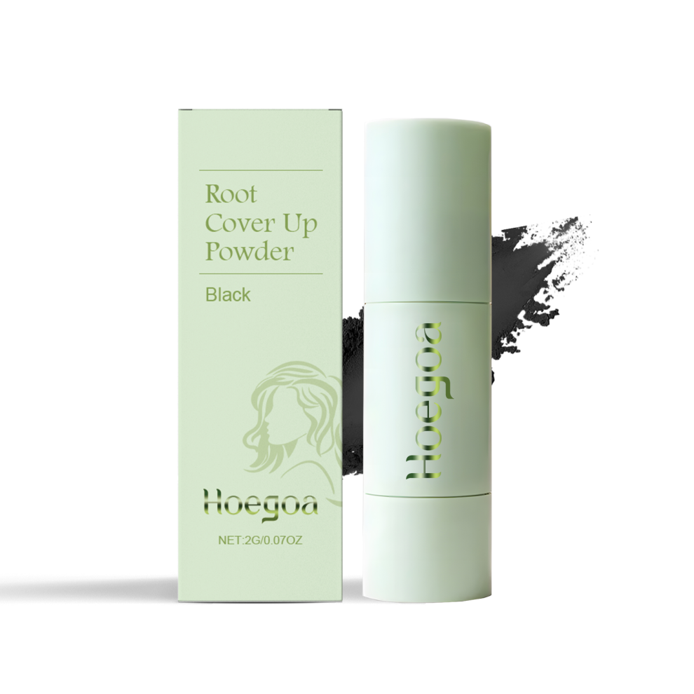 Black Hairline Powder Fills Temples & Shadow, Waterproof Long-Lasting