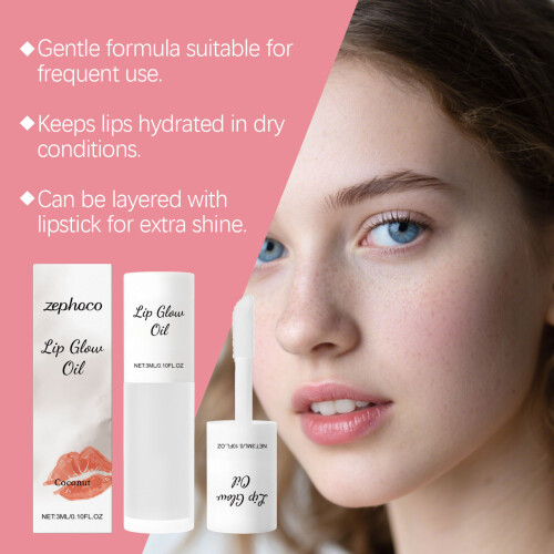 Kokosnuss-Lipgloss-Öl: Feuchtet & strahlt Lippen 2