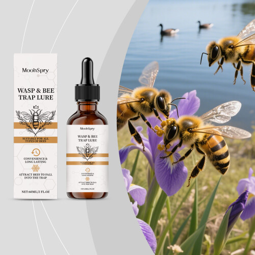 Portable Bee Attractant for Farm & Garden 1