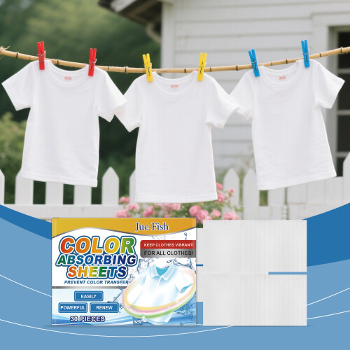 Jue Fish Anti-Stain Tablets: Absorb Dyes, Remove Oil Stains 1