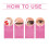Unsichtbare Doppel eyelid-Sticker ohne Kleber 6