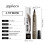 Grey Four-Pronged Waterproof Eyebrow Pencil, 3D Shape, Natural Lines 8