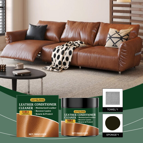 Leather Care Set for Sofa: Clean & Refurbish 1