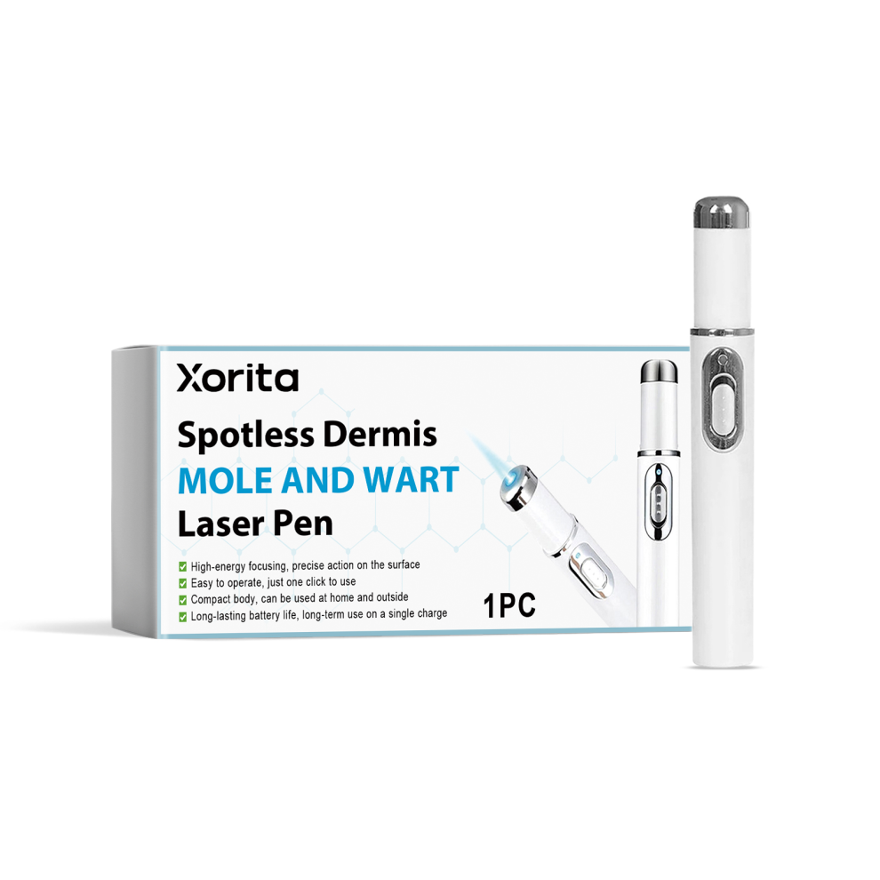 Blue/Light Portable Skin Care Pen, Smooths Body & Face