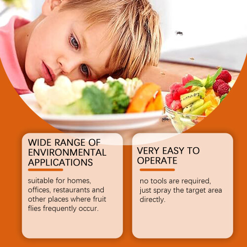 Fruit Fly Bait Spray: Fructose Sorbitol Formula, Daily Capture 2