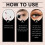 Schwarzer, wasserfester Eyeliner 9