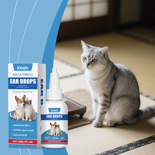 Ear Drops for Cats & Dogs - Cleaning & Deodorizing 1