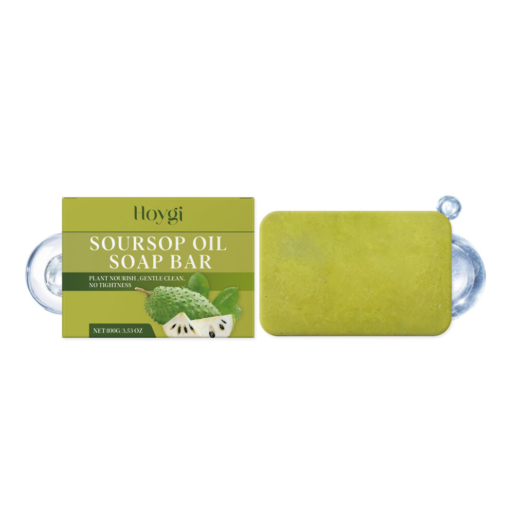 Sugar Apple Oil Soap: Gently Cleanses & Nourishes Moisturized Skin