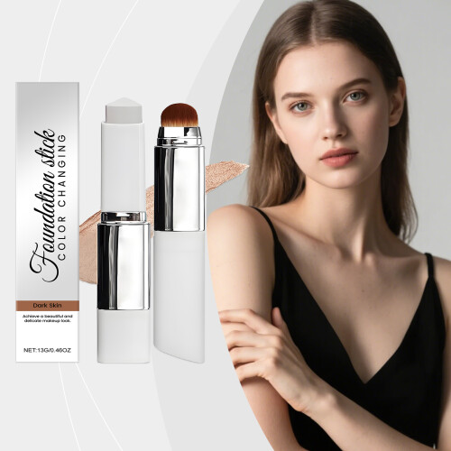Dunkelhäutige Farbwechsel-Matte Foundation-Stick 1