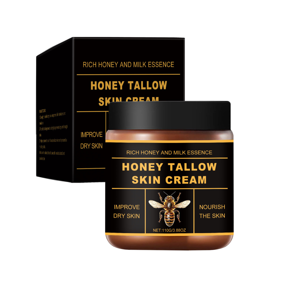 Cream Beef Fat Honey Nourishes Moisturizes Smooths Skin