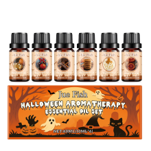 Jue Fish Halloween Essential Oil Set, DIY Diffuser Fragrant Gift Box
