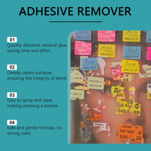 Jue Fish Adhesive Remover for Sticker Residue, Multi-Functional 2