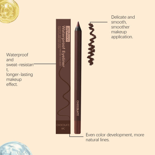 Schokoladenbrauner wasserfester Eyeliner 2