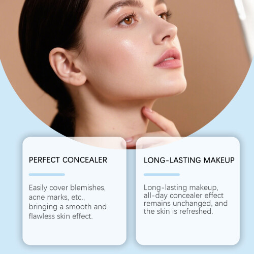 Natural Matte Concealer Cushion, Covers Blemishes, Smooth 2