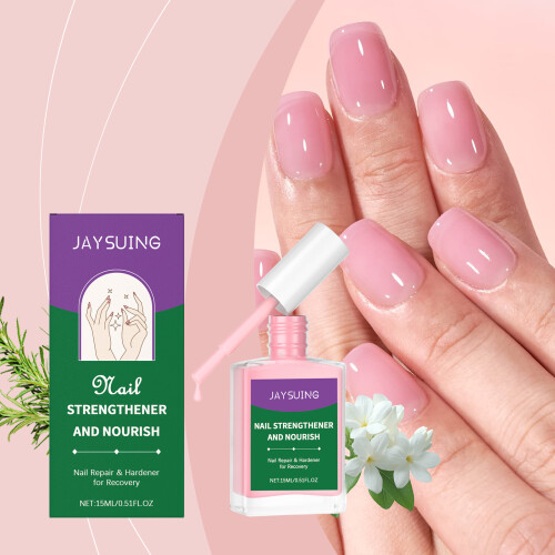 Rosa tägliche pflegende Nagellackierung 1