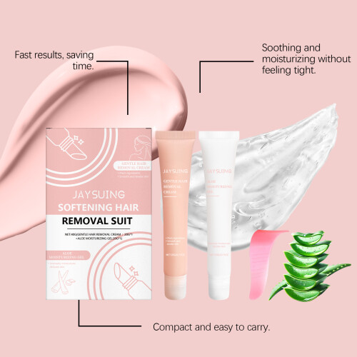 Lippen-Haarentfernungsset, sanfte Creme 2