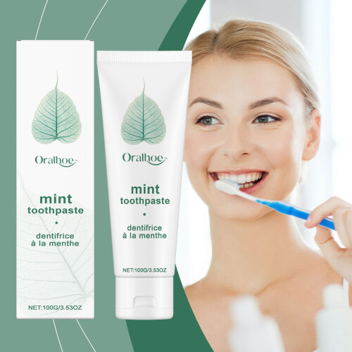 Oralhoe Minz-Zahnpasta, Flecken- & Geruchsentfernung 1