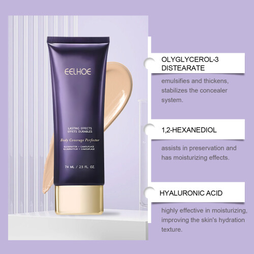 Natural Body Concealer, Blemish Coverage, Long-Wear Invisible 2
