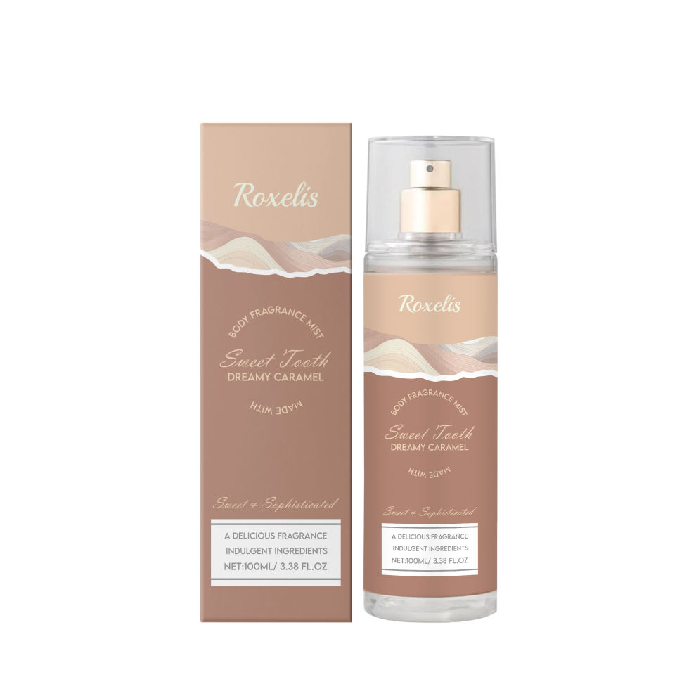Caramel Body Fragrance Spray, Sweet & Long-Lasting