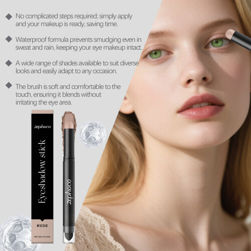 Nude-Augenstift mit Pinsel, matte Optik 2