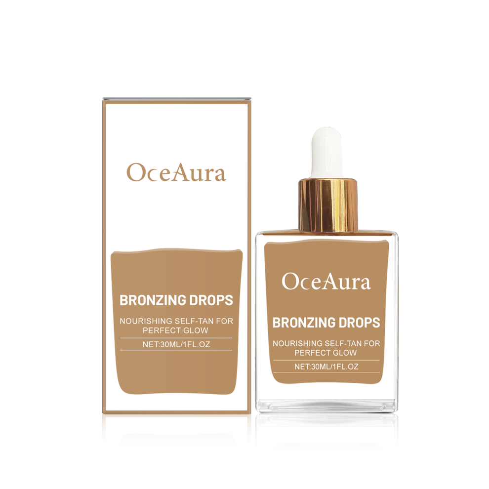 Bronze Bronzing Drops Natural Skin Moisturizing Darkening Essence