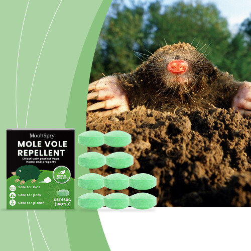 Outdoor Mole Repellent Pills for Garden Odor Control 1