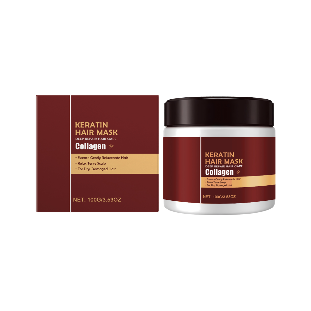 Keratin Hair Mask: Nourishes, Moisturizes, Smooths, Reduces Frizz