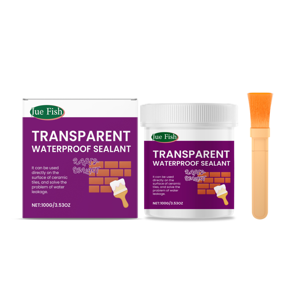Jue Fish Transparent Waterproof Sealant Leak Fix No Brick Breaking 422037665722